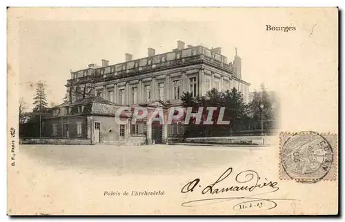 Cartes postales Bourges Palais De l'Archeveche