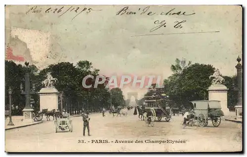 Cartes postales Paris Avenue des Champs Elysees