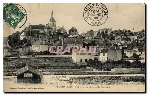 Ansichtskarte AK Neuchateau Vue prise du Chemin du Cimetiere Pavillon Jeanne d&#39arc