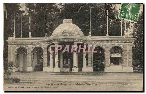 Cartes postales Exposition de Nancy Palais des Villes d&#39Eaux