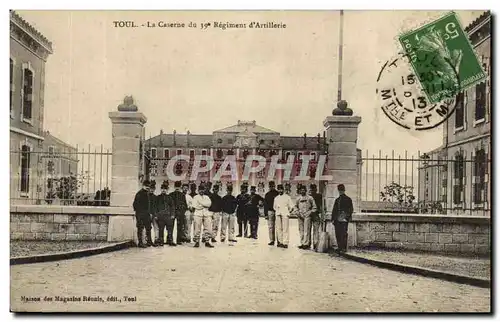 Cartes postales Toul La Caserne du Regiment d&#39Artillerie Militaria