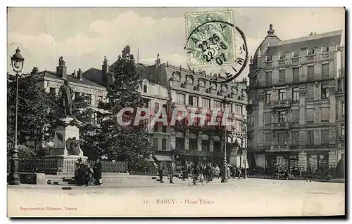 Cartes postales Nancy Place Thiers