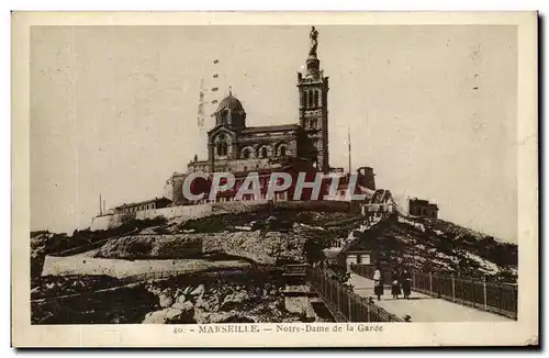 Cartes postales Marseille Notre Dame de la Garde