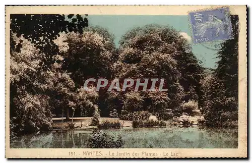 Cartes postales Nantes Le Jardin des Plantes Le Lac