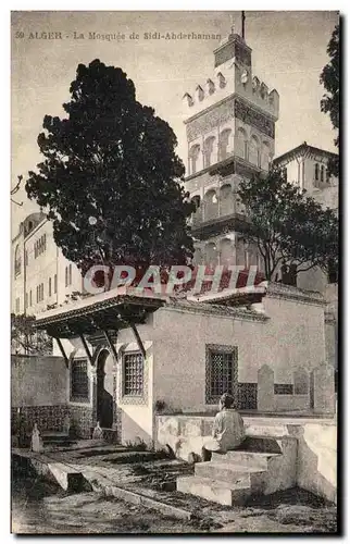 Cartes postales Alger La Mosquee de Sidi Abderhaman