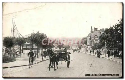 Ansichtskarte AK Trouville Le quai Vallee