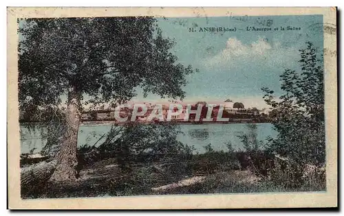 Cartes postales Anse L'Azergue et la Saone