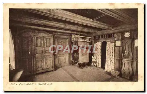 Cartes postales Chambre Alsacienne