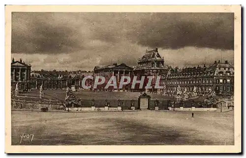 Cartes postales Splendeurs Et Charmes De Versailles Vue D&#39Ensemble De La Facade Du Palais