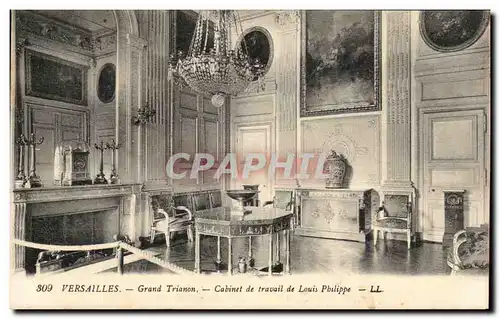 Ansichtskarte AK Versailles Grand Trianon Cabinet De Travail De Louis Philippe