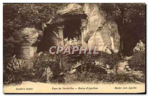 Cartes postales Parc De Versailles Bains d&#39Apollon