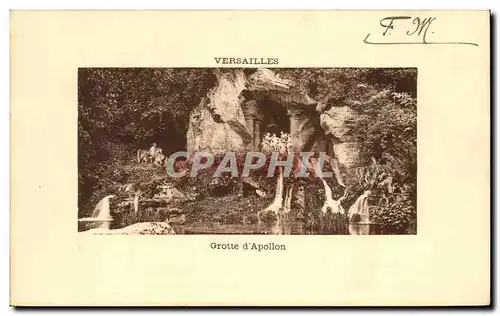 Cartes postales Versailles Grotte d&#39Apollon