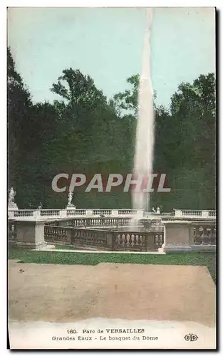 Ansichtskarte AK Parc De Versailles Grandes Eaux Le Bosquet Du Dome