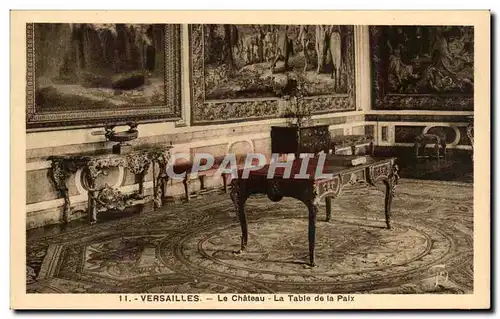 Ansichtskarte AK Versailles Le Chateau La Table De La Paix