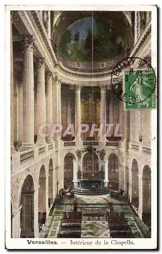 Cartes postales Versailles Interieur De La Chapelle