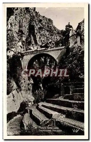 Cartes postales Ponte San Luigi Frontiera Italiana