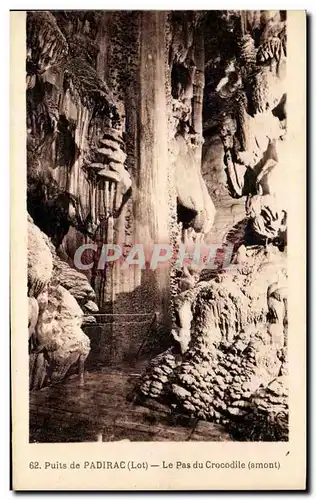 Cartes postales Puits De Padirac Le Pas Du Crocodile