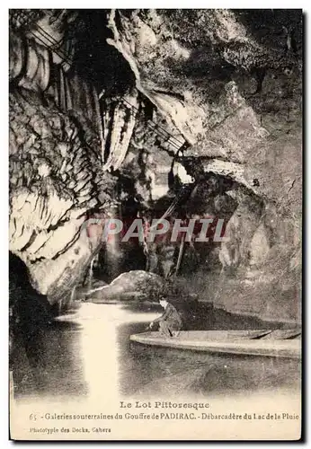 Cartes postales Le Lot Pittoresque Galeries Souterraines Du Gouffre De Padirac