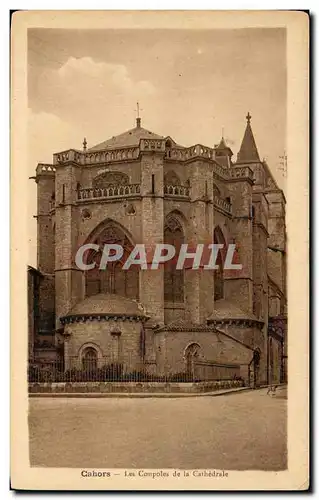 Ansichtskarte AK Cahors Les Coupoles de la Cathedrale