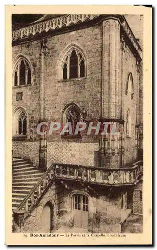 Cartes postales Rocamadour Le Parvis et la Chapelle miraculeuse