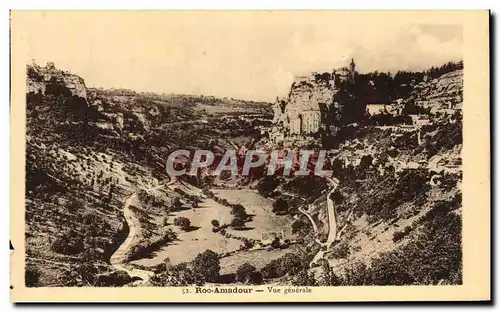 Cartes postales Roc Amadour Vue Generale