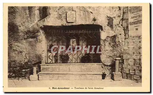 Cartes postales Roc Amadour Tombeau de Saint Amadour