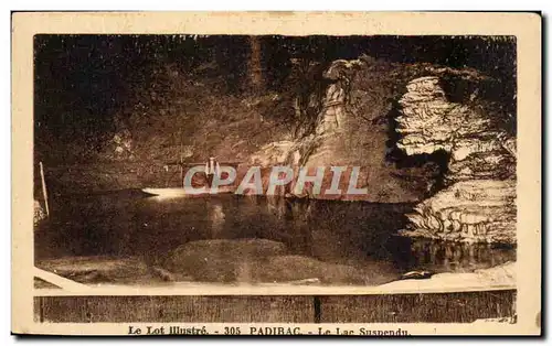 Cartes postales Le Illustre Padirac Le lac Suspendu