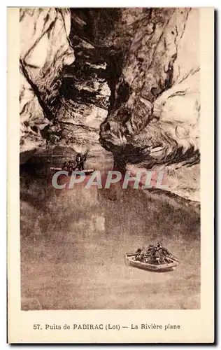 Cartes postales Puits de Padirac La Riviere Plane