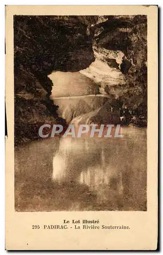 Cartes postales Le Lot Illustre Padirac La Riviere Souterraine