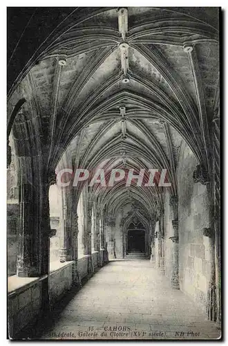 Cartes postales Cahors Cathedrale Galerie du Cloitre