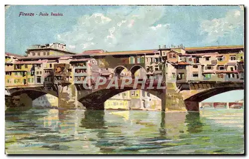 Cartes postales Firenze Ponte Veochio