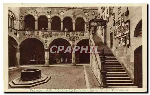 Cartes postales Firenze Cortile E Scala Del Palazzo Del Podesta