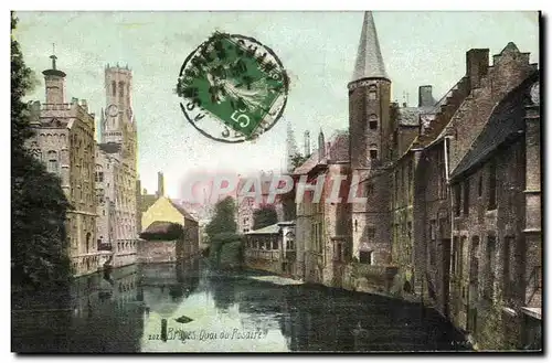 Cartes postales Bruges quai du Rosaire