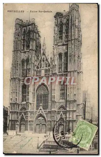 Ansichtskarte AK Bruxelles Eglise Ste Gudule