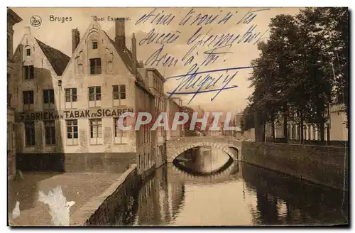 Cartes postales Bruges Quai Espagnol