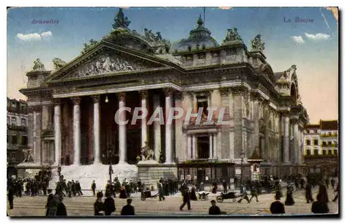 Cartes postales Bruxelles La Bourse