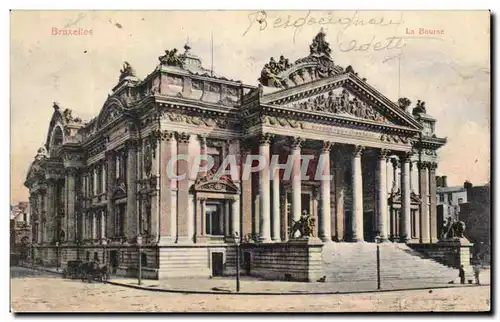 Cartes postales Bruxelles La Bourse