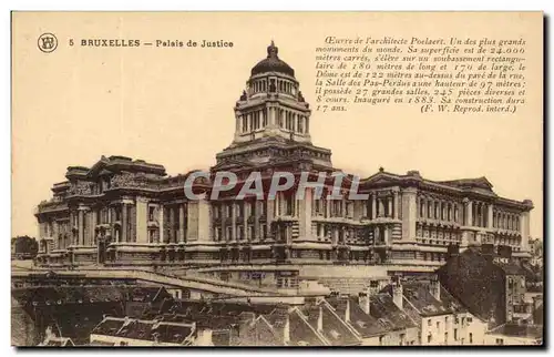 Cartes postales Bruxelles Palais de Justice