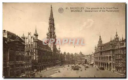 Ansichtskarte AK Bruxelles Vue Generale de la Grand Place