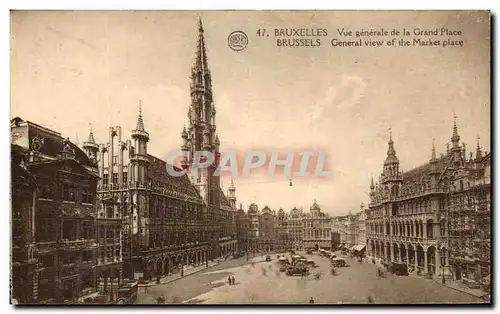 Cartes postales Bruxelles Vue Generale de la Grand Place