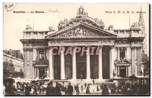 Cartes postales Bruxelles La Bourse