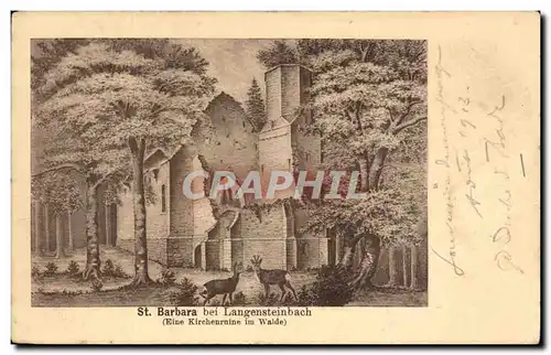 Cartes postales ST Barbara Bei Langensteinbach