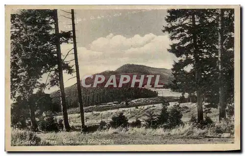 Cartes postales Schlierke im Harz Blick a d Konigsberg