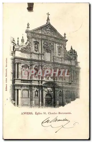 Cartes postales Anvers Eglise St Charles Boromeus