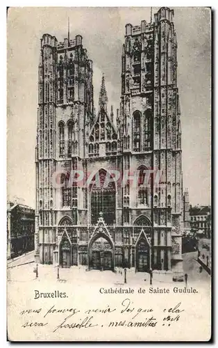 Cartes postales Bruxelles Cathedrale de Sainte Gudule