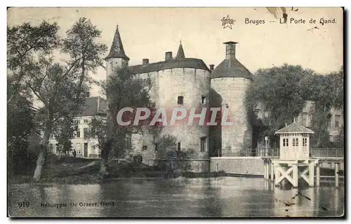 Cartes postales Bruges La Porte De Gand