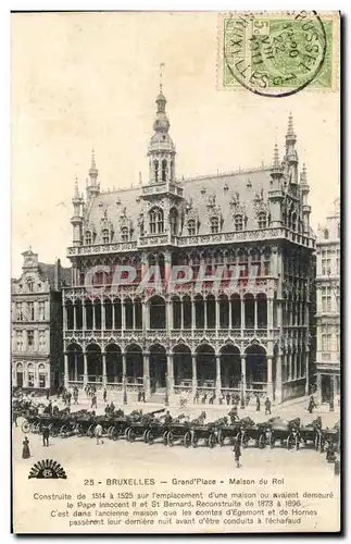 Cartes postales Bruxelles Grand Place Maison Du Roi