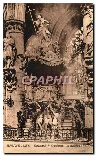 Cartes postales Bruxelles Eglidse Ste Gudule La Chaire de Verit