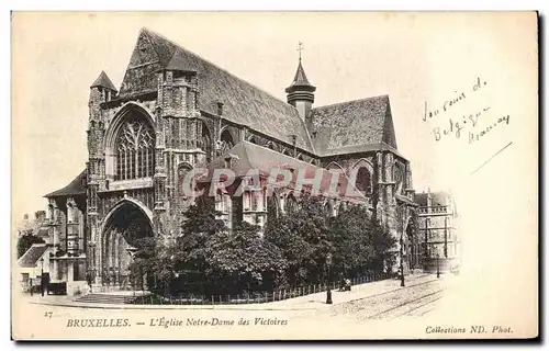 Cartes postales Bruxelles L&#39Eglise Notre Dame des Victoires