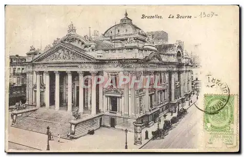 Cartes postales Bruxelles La bourse